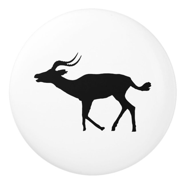 Pomo De Cerámica Impala Ceramic Knob (Anverso)
