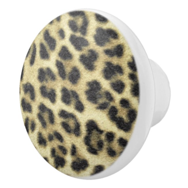 Pomo De Cerámica Impresión de leopardo (Derecha)