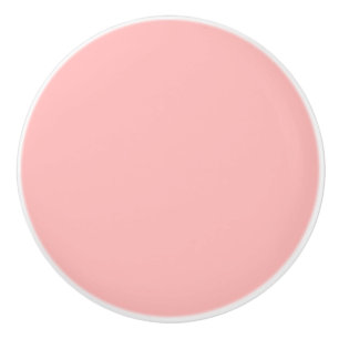 Pomo De Cerámica Impresión en color rosa rosa de color sólido