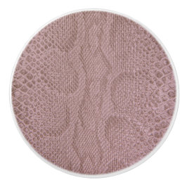 Pomo De Cerámica Impresión piel de serpiente