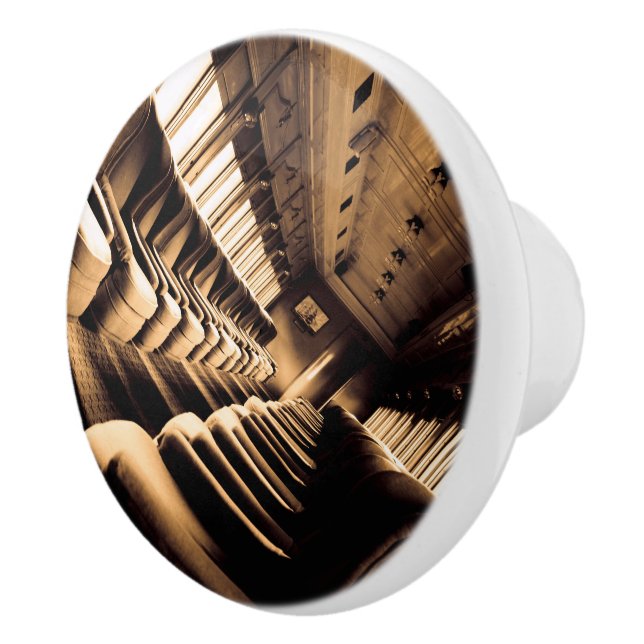 Pomo De Cerámica Interior del tren Sepia (Derecha)