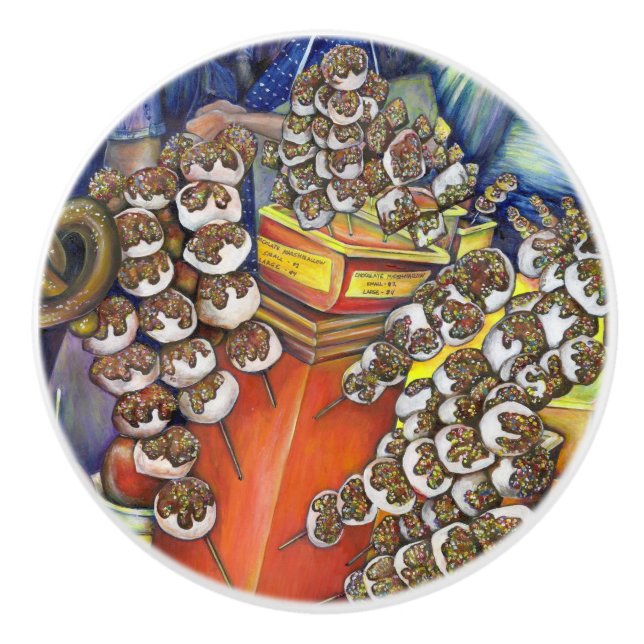 Pomo De Cerámica Intersección entre el espacio y el comercio (Anverso)