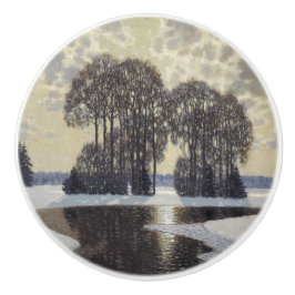 Pomo De Cerámica Invierno (de Vilhelms Purvitis)