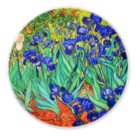Pomo De Cerámica Irises de Vincent Van Gogh