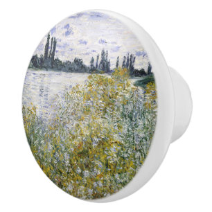 Pomo De Cerámica Isla de flores cerca de Vétheuil, Claude Monet