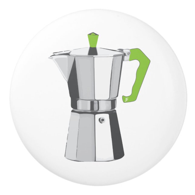 Pomo De Cerámica Italiano Moka (Anverso)
