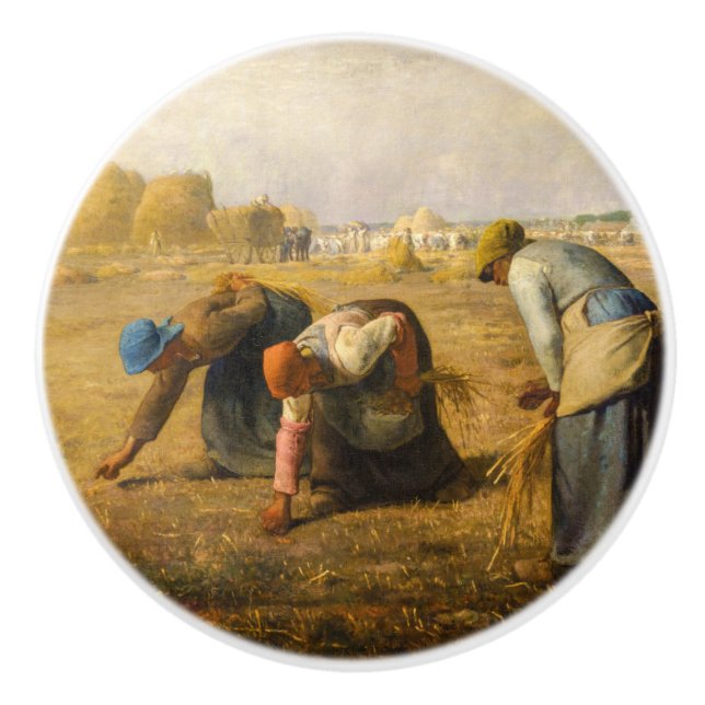 Pomo De Cerámica Jean-Francois Millet - The Gleaners (Anverso)