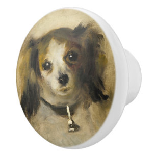 Pomo De Cerámica Jefe de un perro, Auguste Renoir Art