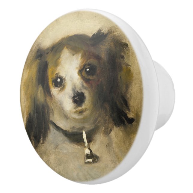 Pomo De Cerámica Jefe de un perro, Auguste Renoir Art (Derecha)