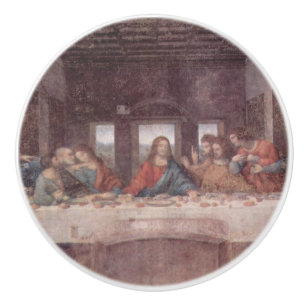 Pomo De Cerámica Jesús "Yeshua" La Última Cena, Leonardo da Vinci