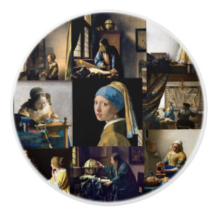 Pomo De Cerámica Johannes Vermeer - Masterpieces Patchwork