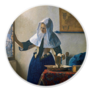 Pomo De Cerámica Johannes Vermeer - Mujer con lanzador de agua