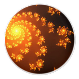 Pomo De Cerámica Julia Mandelbrot Resumen Arte Fractal