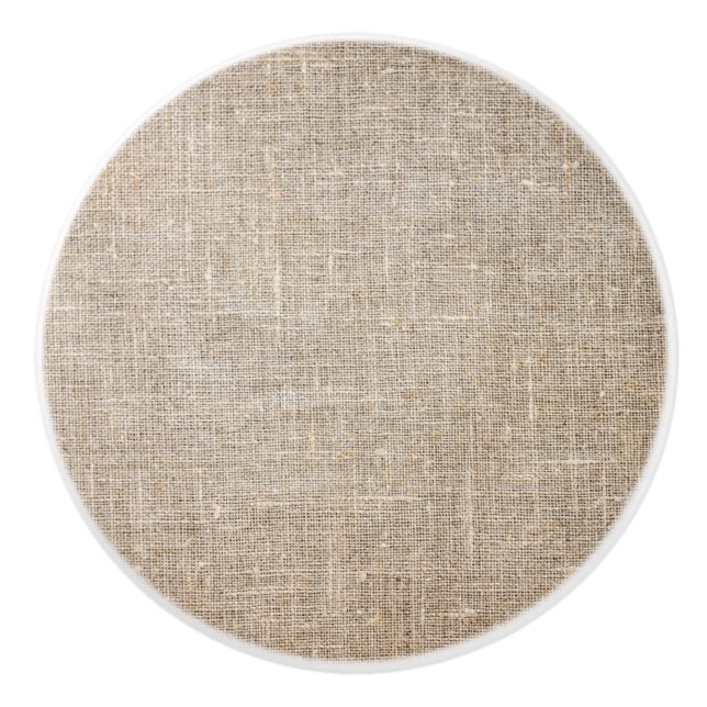 Pomo De Cerámica Jute Textile (Anverso)