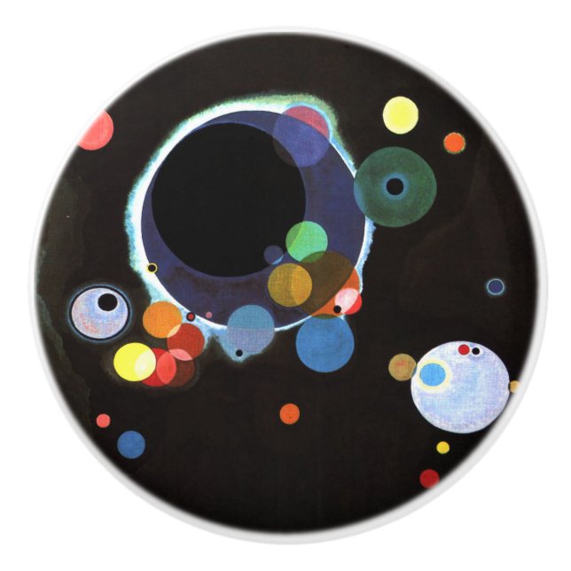 Pomo De Cerámica Kandinsky - Varios círculos (Anverso)
