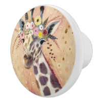 Klimt Giraffe | Adornadas En Flores