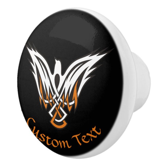 Pomo De Cerámica Knob Celtic Bird Ceramic (Derecha)