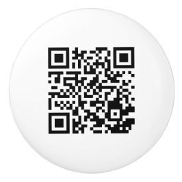 Pomo De Cerámica Knob cerámico con diseño único de código QR