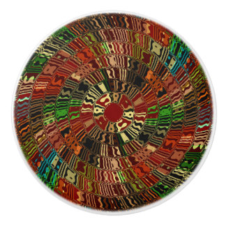 Pomo De Cerámica Knob cerámico de Swirl Suroeste