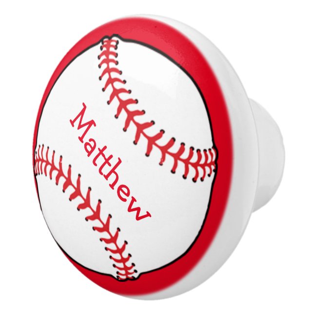 Pomo De Cerámica Knob de cerámica de béisbol (Derecha)