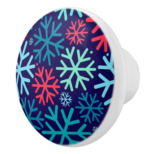 Pomo De Cerámica Knob de cerámica de nevada medianoche (Derecha)