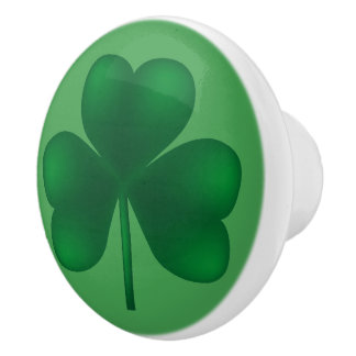Pomo De Cerámica Knob de cerámica de Shamrock