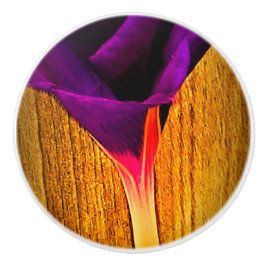 Pomo De Cerámica Knob de cerámica floral de bonito