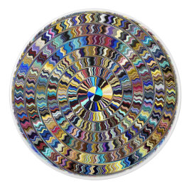 Pomo De Cerámica Knob nativo de cerámica de Swirl