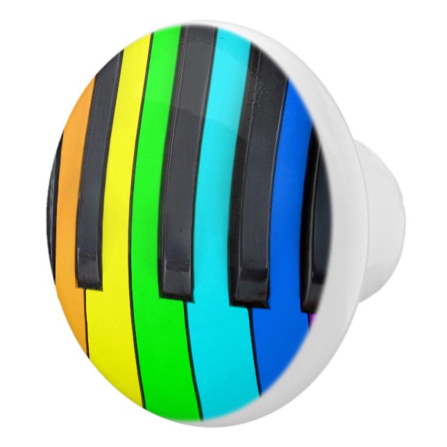 Pomo De Cerámica Knobs de música de piano (Derecha)