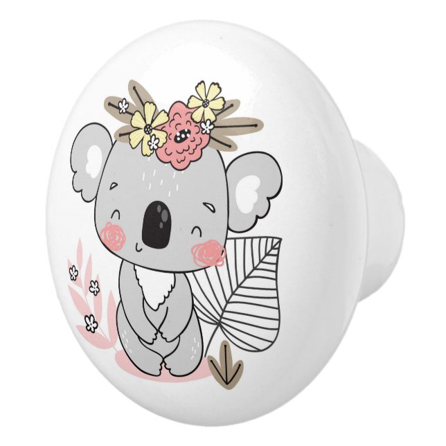 Pomo De Cerámica Koala Bear Ceramic Knob (Derecha)