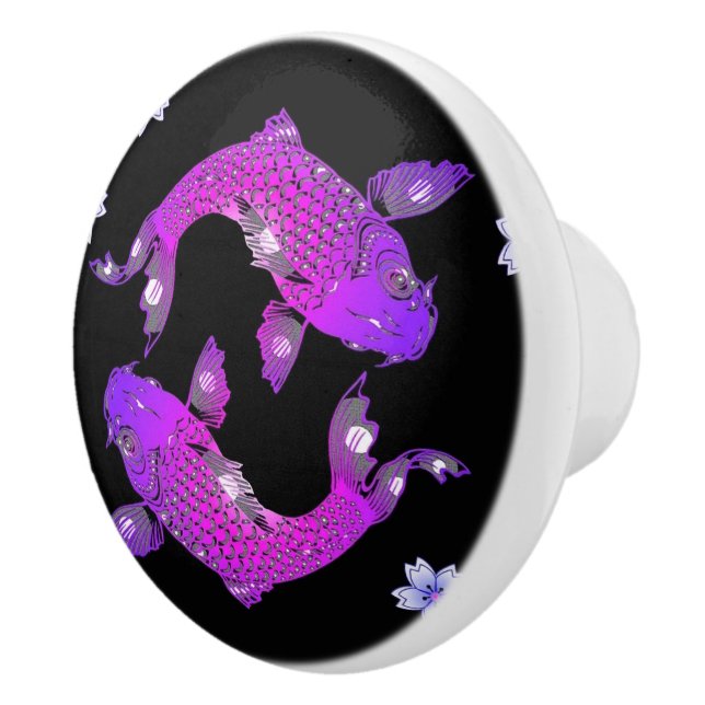 Pomo De Cerámica Koi (Derecha)