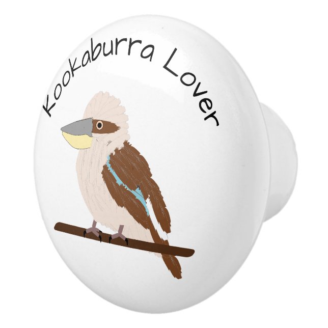 Pomo De Cerámica Kookaburra Design Personalised (Derecha)