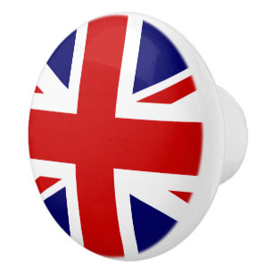 Pomo De Cerámica La bandera de la Unión Jack del Reino Unido