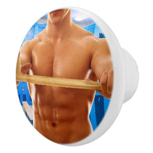 Pomo De Cerámica La camiseta sin mangas de SlipperyJoe hombre muscu