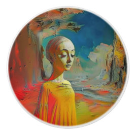 Pomo De Cerámica La irrealidad de todo