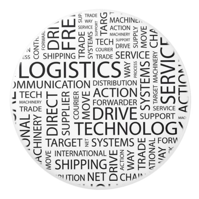 Pomo De Cerámica La LOGÍSTICA modela con palabras (Anverso)