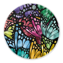 Pomo De Cerámica La mariposa majestuosa
