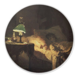 Pomo De Cerámica La mujer enferma (por Vasily Polenov)