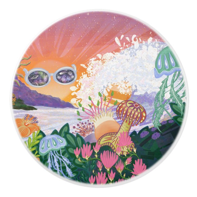 Pomo De Cerámica ¡La Ola!  (Anverso)