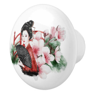 Pomo De Cerámica La Serie Okinawa Diseño 38