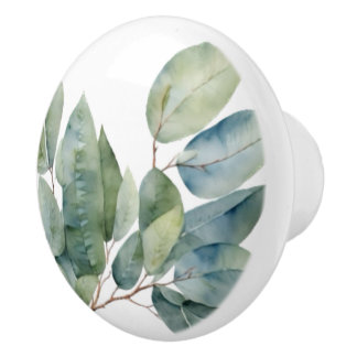 Pomo De Cerámica La vegetación acuática de Eucalyptus