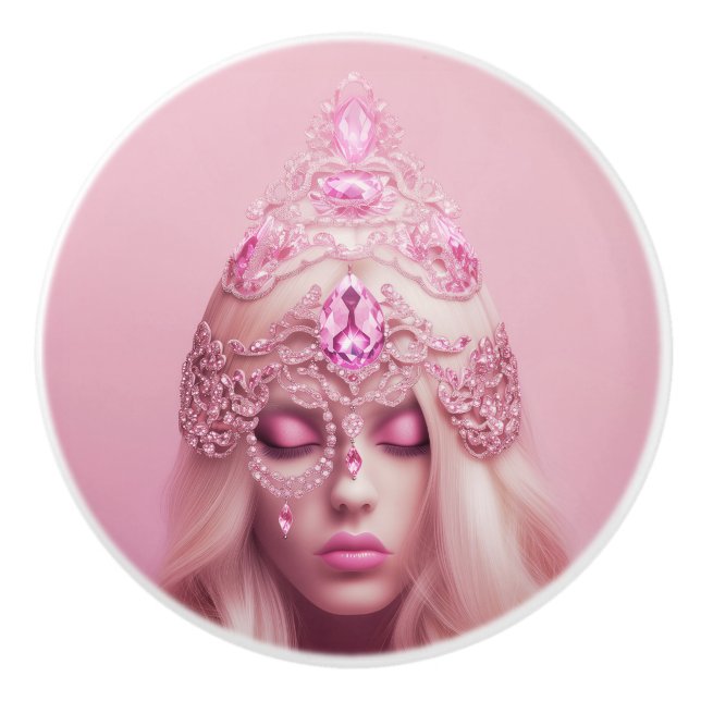 Pomo De Cerámica Lady Morganite Ceramic Knobs (Anverso)