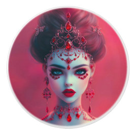 Pomo De Cerámica Lady Ruby, Knob cerámico