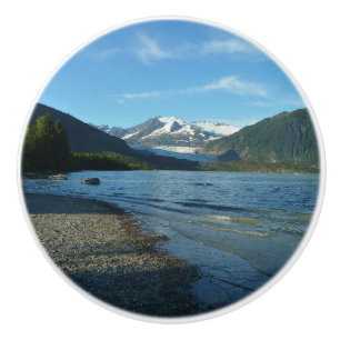 Pomo De Cerámica Lago Mendenhall en el paisaje Juneau Alaska