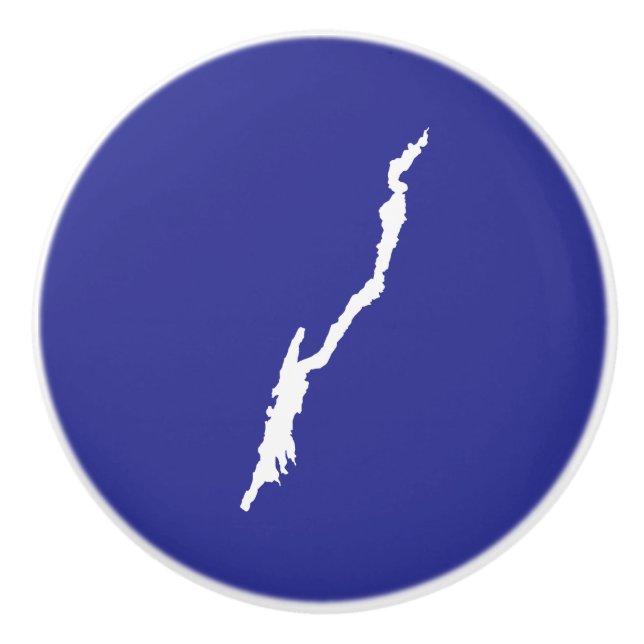 Pomo De Cerámica Lake George Porcelain Knob (Anverso)