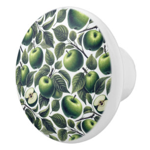 Pomo De Cerámica Las manzanas de Edén