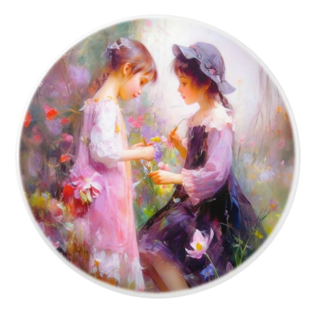 Pomo De Cerámica Lavanda (Anverso)