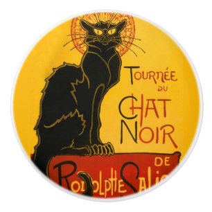 Pomo De Cerámica Le Chat Noir El Gato Negro