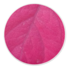 Pomo De Cerámica Leaf morado