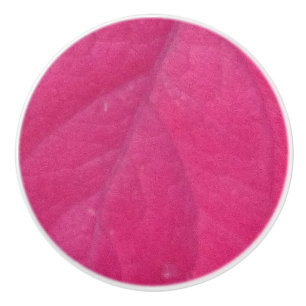 Pomo De Cerámica Leaf morado
